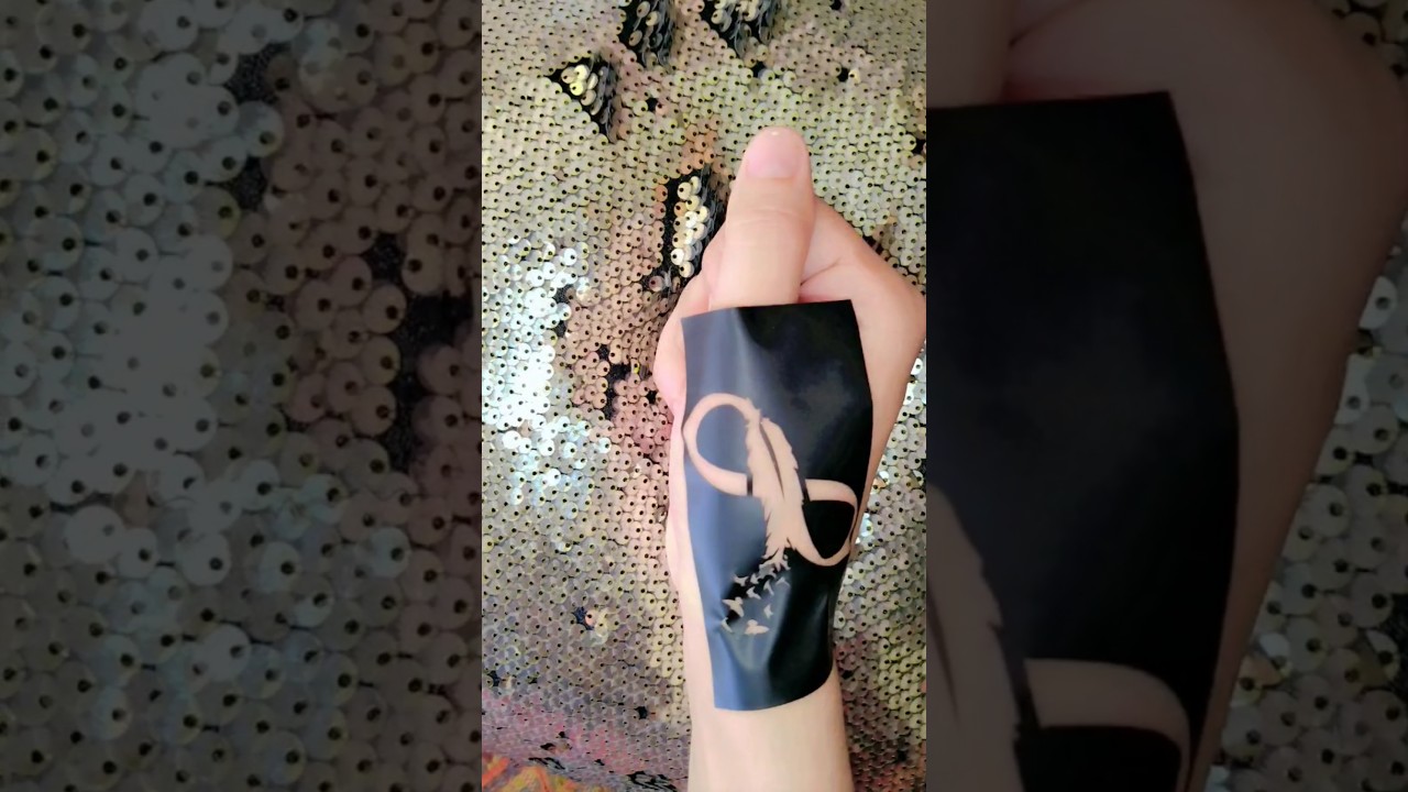 beautiful temporary tattoo design #shorts