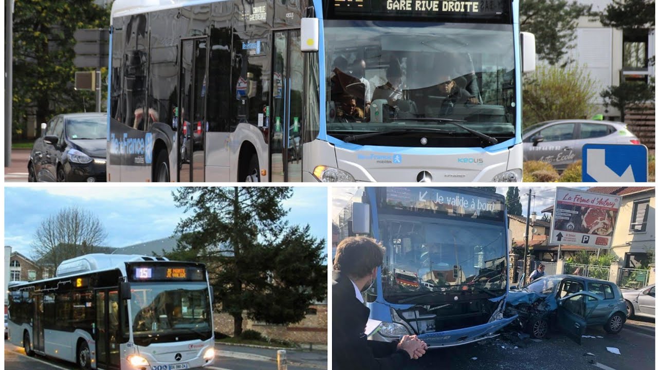 Les divers d'accidents des bus en idf