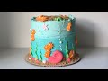 Under The Sea Cake Tutorial | BEGINNER'S CAKE DECORATING