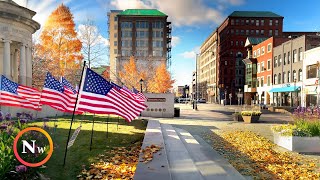 Peaceful Morning Walk in Scranton, Pennsylvania (4K) | ASMR City Sounds (Binaural Audio)