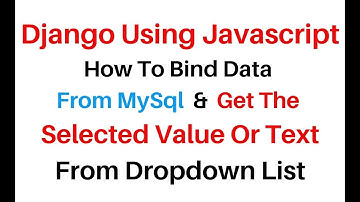 Get The Selected Value Text Of Dropdown Django 3 0 4 Javascript