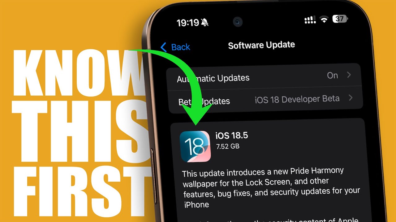 iOS 18.5 - Watch This Before You UPDATE ! - YouTube