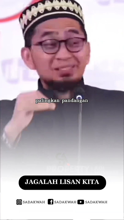JAGA LISAN KITA • Ust Adi Hidayat