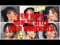 FEW EASY WAYS HOW TO STYLE YOUR TWISTS | BACK TO SCHOOL LOOK FOR YOUNG BLACK GIRLS! | Jelexia