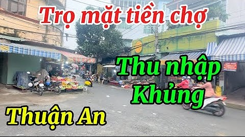1105. Dãy trọ mặt tiền chợ thu nhập khủng, kế KCN Vsip1 Tp Thuận An. Lh 087.6666.991