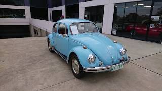 1971 Volkswagen beetle for sale at Undercover cars in QLD Australia