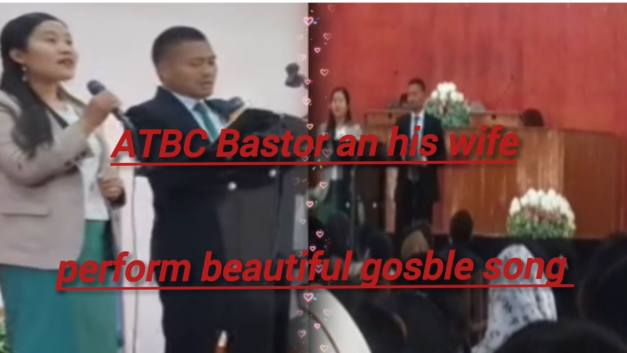 ATBC Bastor an his wife present a gospel konyak song a graceful voice `🥰