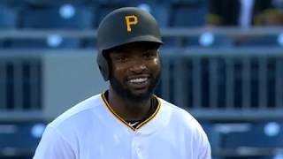 Gregory Polanco 1st hit of the season