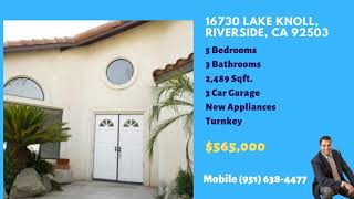 5 bed 3 bath house for sale in Lake Hills, Riverside, CA