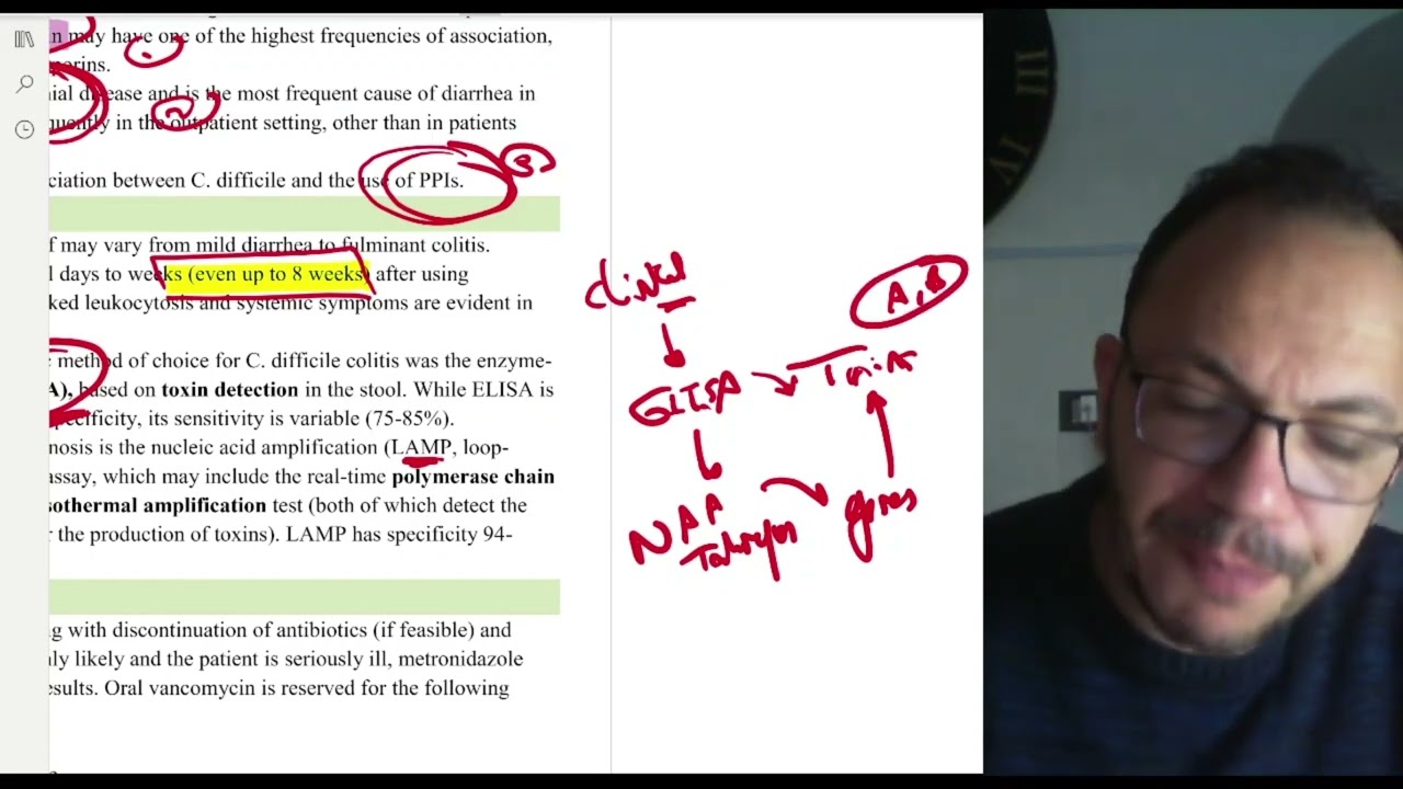 Antibiotics and Clostridium difficile associated diarrhea - Dr.Kamal Mokbel