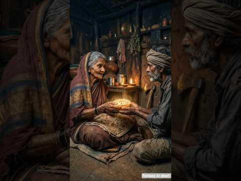 Budhi Maa Ki Jadui Roti Ne Kar Diya Chamatkar 😱✨ #shorts #magicstory #moralstory #aistory