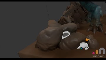 VR Sculpt Sessions in Oculus Medium - Gruntix Sculpt
