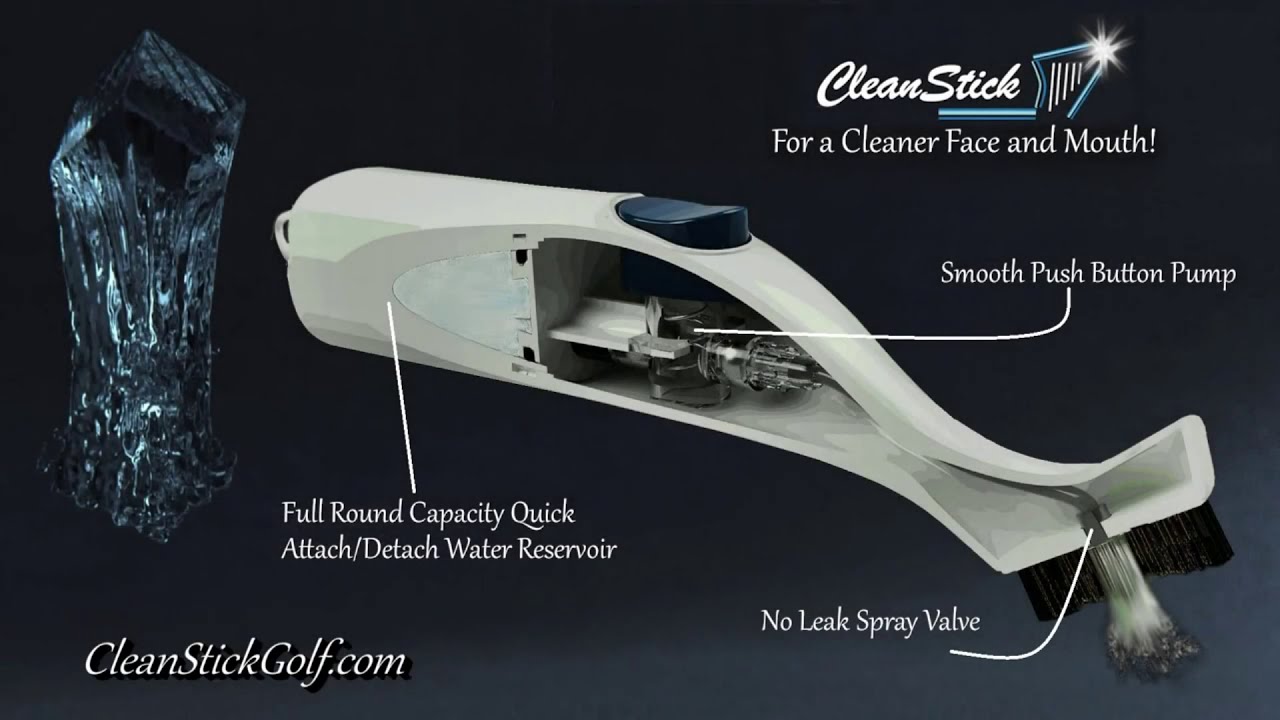 golf brush with water YouTube