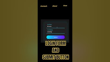 ✨How to Create Floating Label Form with Animated Submit Button using HTML & CSS ✨#coding #shorts
