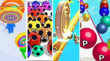 Satisfying Mobile Game Max Level I Marble Run 3D, AZ Run , Ball Run 2048, Battery Run, Canvas Run