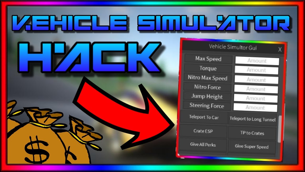Updated Roblox Vehicle Simulator Gui Hack Script Free Gamepasses Auto Farm Youtube - working roblox hack vehicle simulator crate tp esp