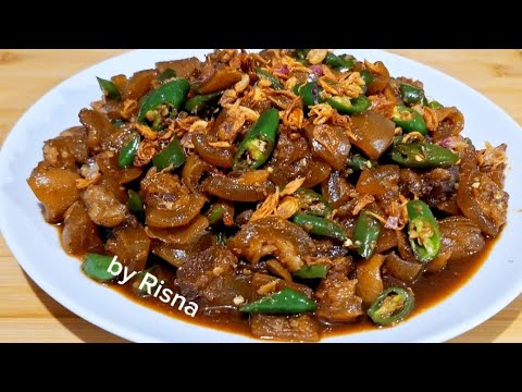 Tumis Kikil Cabe Ijo Kecap