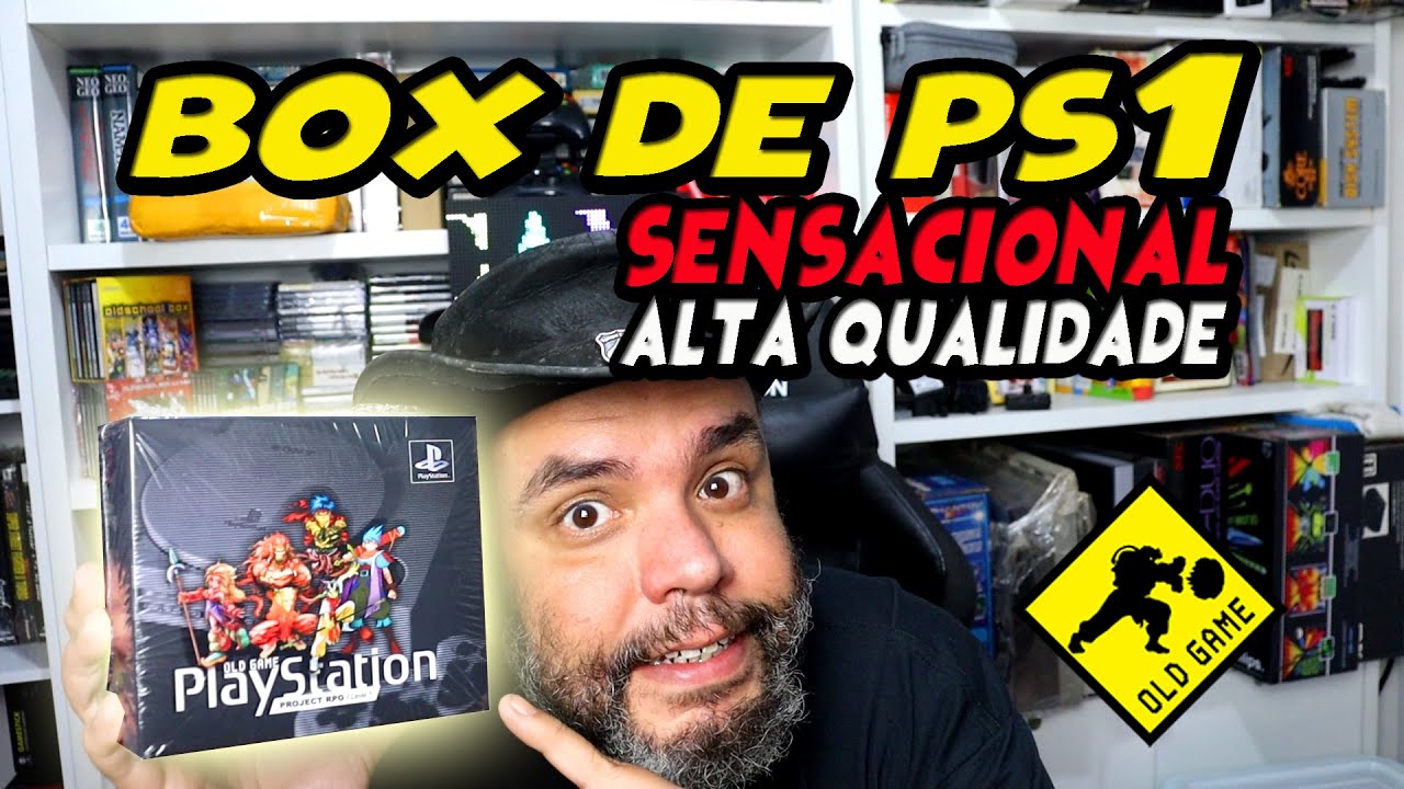 BOX DE RÉPLICAS DE PS1 - Caixa de jogos da OLD GAME a pronta entrega -  QUALIDADE TOP - Confiram ! 