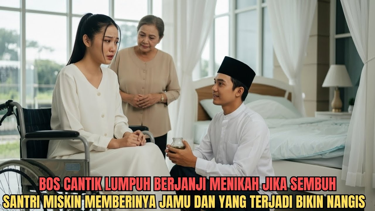 Bos Cantik Lumpuh Berjanji Menikahi Santri Miskin Jika Sembuh, Dan Endingnya Bikin Nangis