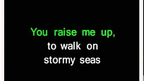 Westlife You Raise Me Up karaoke www timomusic ch