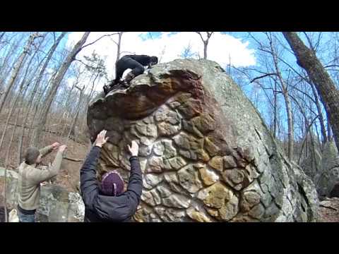 Beta Video for climb Rotten Egg v9, Rocktown