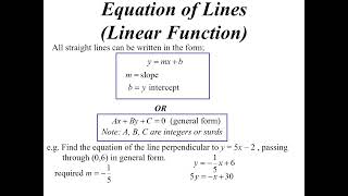 11x1 T09 03 Equation Of Lines 2026