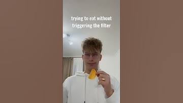trying to eat without triggering the filter #short #shorts #viral #fyp #tiktok #foryou #fy #filter