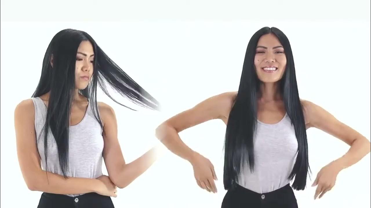 Before and After with Jennie Using Easihair Pro Taper in Hair