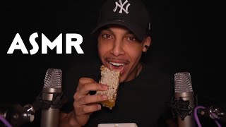 ASMR Eating Raw HONEY COMB  (Tingly STICKY Eating Sounds)