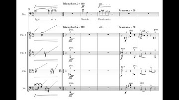 [bartok pizzicato] - for baritone and string quartet