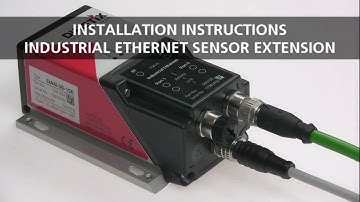 Installation Instructions - Industrial Ethernet Sensor Extension - DIMETIX