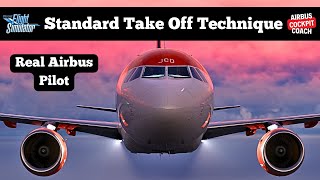 Flight Sim Mastery Series: Standard Take Off Technique | Fenix A320 | MSFS