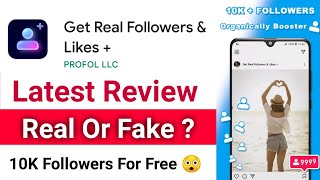 Get Real Followers & Likes + App Review In Hindi | Get Real Followers & Likes App Real Or Fake ? screenshot 1