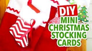 DIY Christmas Stocking Cards