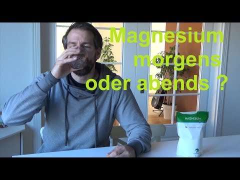 Um welche Uhrzeit Magnesium einnehmen Wann Magnesium morgens oder abends nehmen