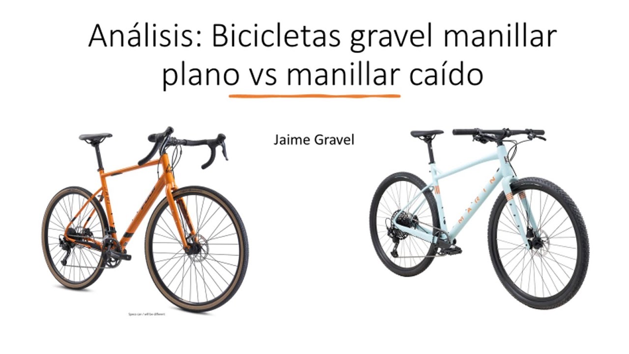 Análisis: bicicleta gravel manillar caído vs plano 