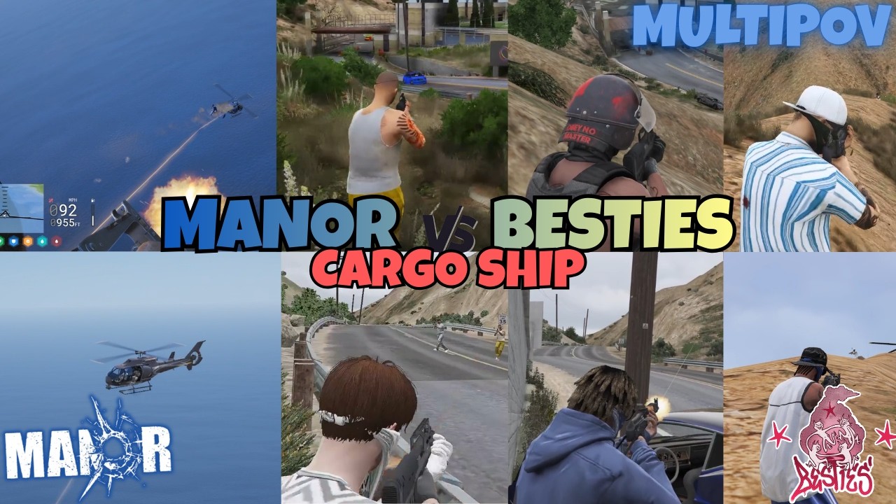 Manor Pull up to Besties at Manor's Cargo Ship Near Humane Labs | MULTIPOV | NOPIXEL 4.0 GTA RP