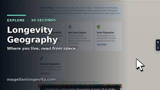 Longevity Geography In 30 Seconds Where You Live, Read From Space Magellan Longevity