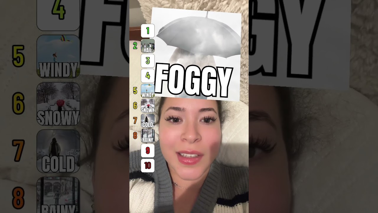 Blind ranking filter:WEATHER EDITION! 