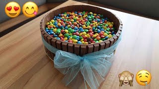 Торт из M&amp;M&#39;s  и KitKat | CandyCake | KitKat Cake with M&amp;Ms