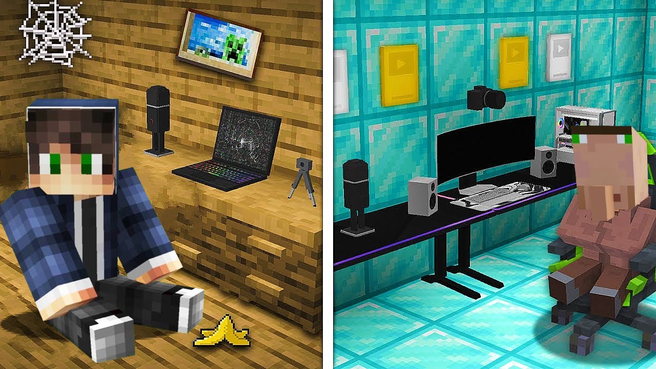 Od Siromašnog do Bogatog Jutubera u Minecraftu...