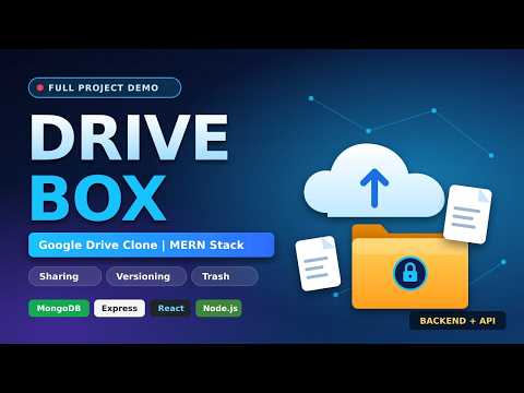 Drivebox Google Drive Clone | Full Demo Video
