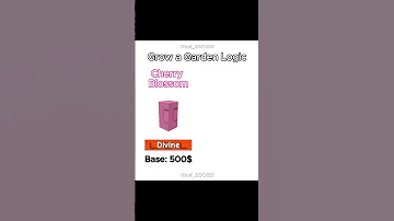 Cherry Blossom Divine Vs Lemon Uncommon Grow A Garden 