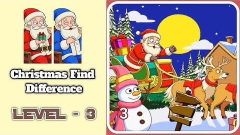 Christmas Find Difference Level 3 Walkthrough Solution