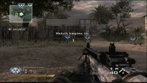 MW2:  Three Minute Tactical Nuke on Rundown - Scar