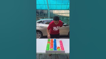 Brain training color ball puzzle game, have you tried it yet? #funnyfamily #H2Bfamily  #shorts