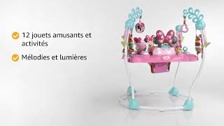 Aire d'Éveil à Rebonds Minnie PeekABoo de Bright Starts Disney Baby