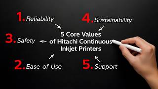 5 Core Values of Hitachi Continuous Inkjet Printers