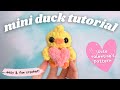 How To Crochet A Cute Valentine S Duck Fun Easy Amigurumi Tutorial