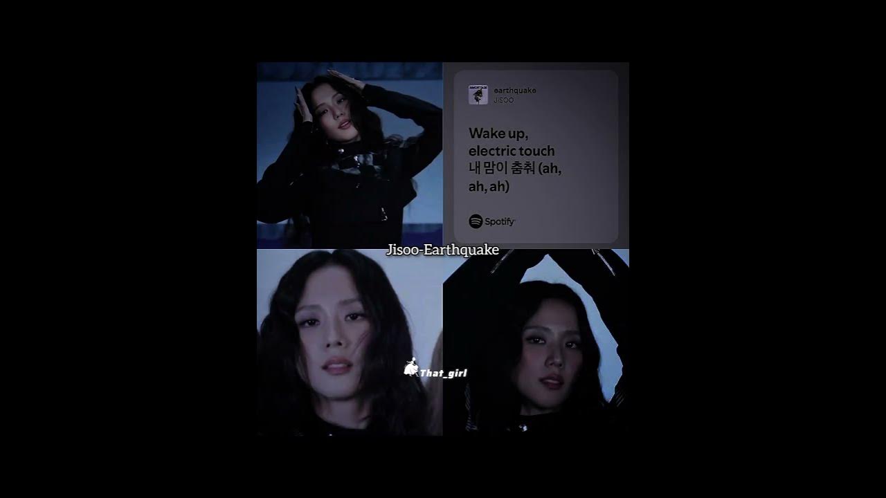Earthquake jisoo lyrics